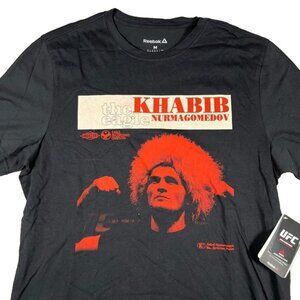 Reebok Mens M The Black Eagle Khabib Nurmagomedov UFC Retro Graphic Shirt NWT